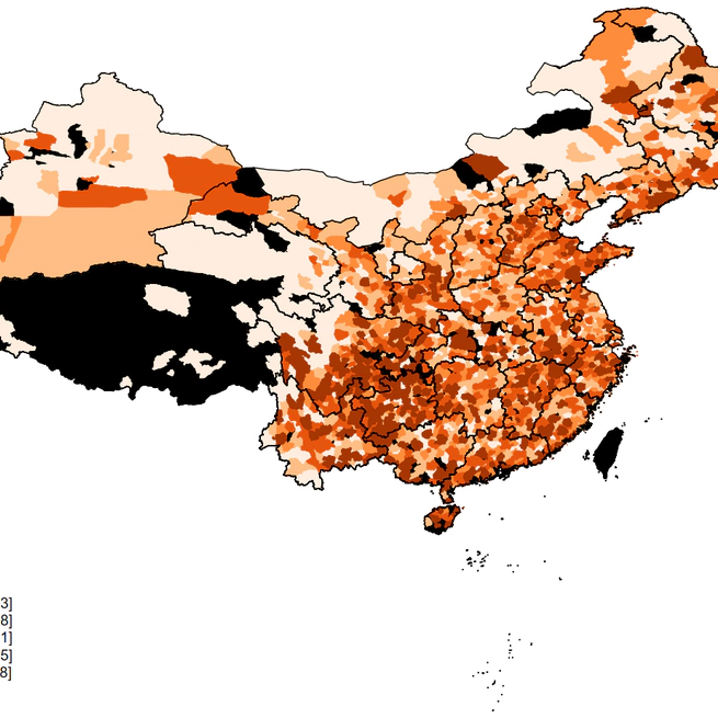 The Map of Ancestor Worship in Mainland China